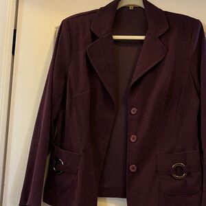 Notations Deep Purple Women's Blazer